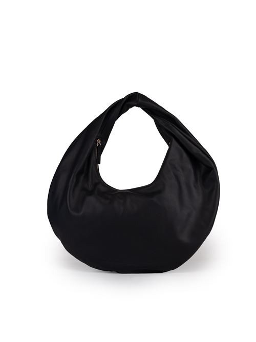 Borsa tote Hobo Puffy in pelle nera Liviana Conti | A4WA12Y69-0